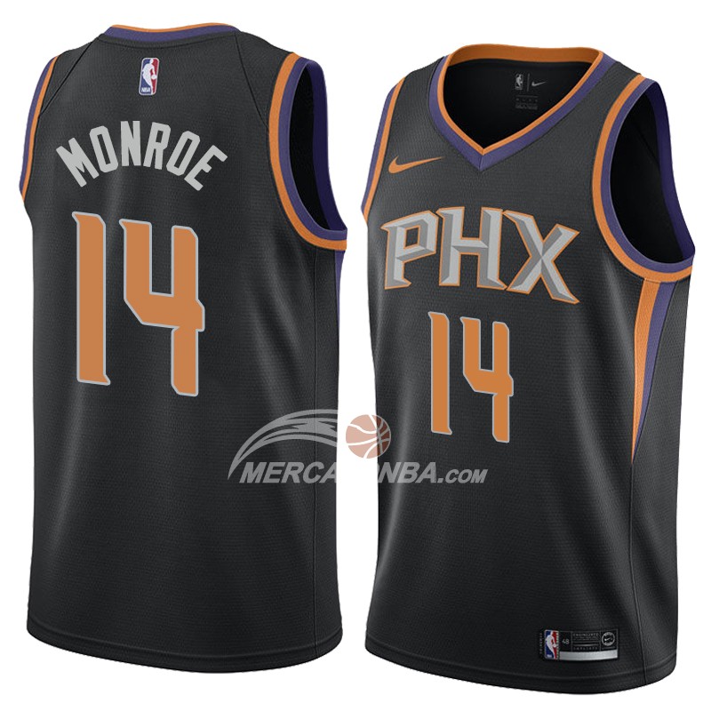 Maglia Phoenix Suns Greg Monroe Statement 2018 Nero